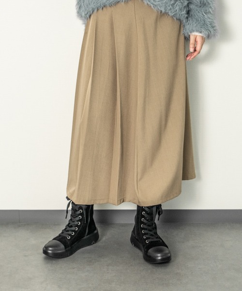 Bussola（ブソラ）の「【bussola】撥水厚底フラットレースアップブーツ(955517)（ブーツ・レディース・ブラック系その他・35/36/37/38/39）」の6枚目の写真