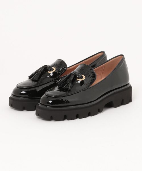 inter-chaussures(インターショシュール)の「【INTER-CHAUSSURES】ライトタンクソールタッセルローファー(I51632)(ローファー・レディース・ブラック系その他/ブラック系その他2・35/36/37/38)」の3枚目の写真