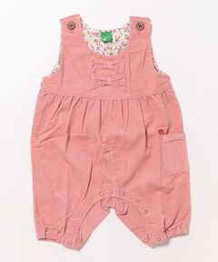 セール】ピンク デニムショートオール (幼児)（サロペット