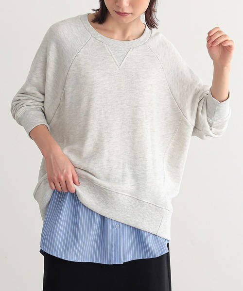 n'OrLABEL(ノアールレーベル)の「レイヤード用ラウンドヘムシャツ付け裾(シャツ/ブラウス・レディース・ブルー系その他/ホワイト系その他/オフホワイト/ブラック/ブラック系その他・2/1)」の20枚目の写真
