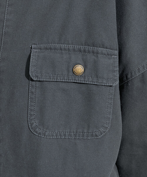 セール】襟コーデュロイ ダックジャケット（カバーオール