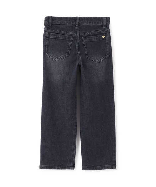 kate spade new york kids（ケイトスペードニューヨーク）の「Spade Smileyポーチつきデニムパンツ（デニムパンツ・キッズ・ブラック・130cm/140cm/150cm/160cm/120cm）」の2枚目の写真