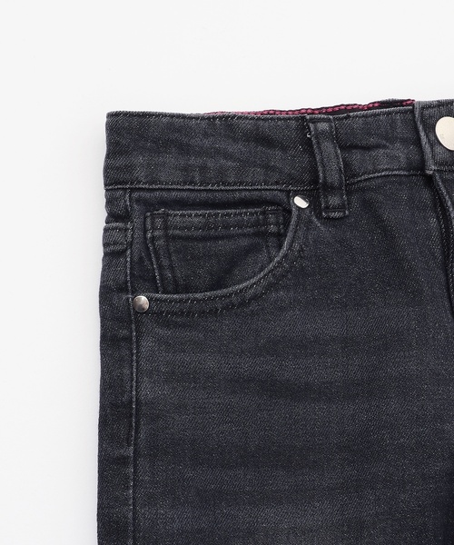 kate spade new york kids（ケイトスペードニューヨーク）の「Spade Smileyポーチつきデニムパンツ（デニムパンツ・キッズ・ブラック・130cm/140cm/150cm/160cm/120cm）」の5枚目の写真