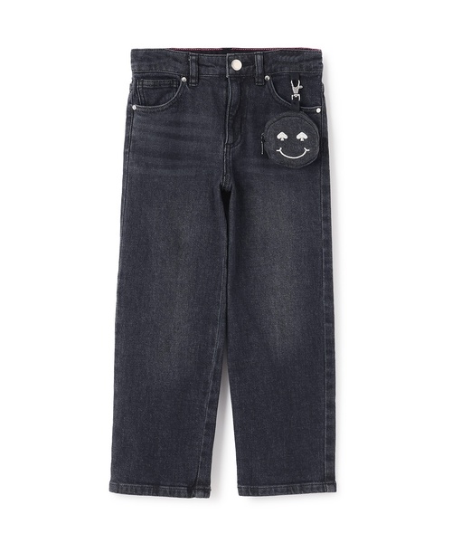 kate spade new york kids（ケイトスペードニューヨーク）の「Spade Smileyポーチつきデニムパンツ（デニムパンツ・キッズ・ブラック・130cm/140cm/150cm/160cm/120cm）」の11枚目の写真