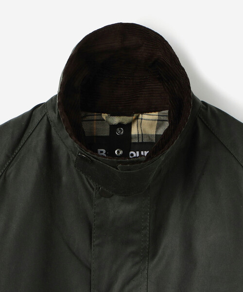 Barbour(バブアー)の「Barbour | BEDALE ワックスコットンブルゾン(レギュラーフィット)MEN(カバーオール・メンズ・ブラック/オリーブ・38/42/40/44/36)」の6枚目の写真