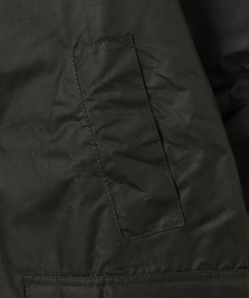Barbour(バブアー)の「Barbour | BEDALE ワックスコットンブルゾン(レギュラーフィット)MEN(カバーオール・メンズ・ブラック/オリーブ・38/42/40/44/36)」の8枚目の写真