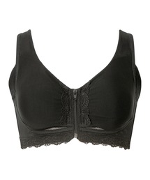 BRADELIS NEWYORK（ブラデリスニューヨーク）の「細みえシンプルフロントファスナー綿混ブラ25 ブラデリス 補正下着 補整 ブラレット（ブラジャー）」