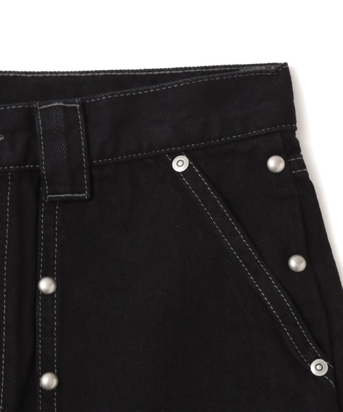 atmos pink(アトモスピンク)の「atmos pink Studs Denim Mini Skirt / アトモス ピンク スタッズ デニム ミニスカート(スカート・レディース・ブルー/ブラック・S/M)」の14枚目の写真