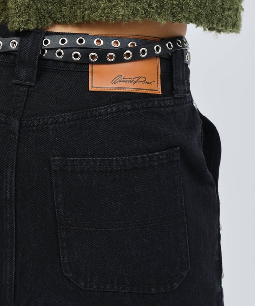 atmos pink(アトモスピンク)の「atmos pink Studs Denim Mini Skirt / アトモス ピンク スタッズ デニム ミニスカート(スカート・レディース・ブルー/ブラック・S/M)」の15枚目の写真