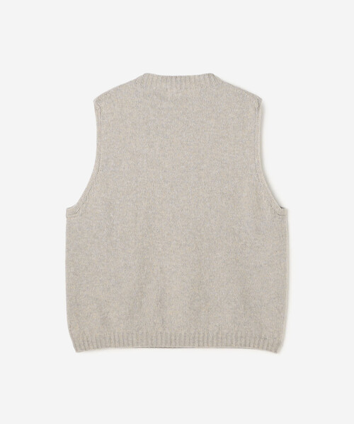 MORRIS & SONS | ジーロンラム クルーネックベスト WOMEN