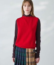 Morris & Sons | MORRIS & SONS | ジーロンラム クルーネックベスト WOMEN(ベスト)
