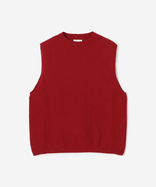 ■新品 MORRIS & SONS ジーロンラム ニットベスト イギリス製 Bshop｜MORRIS & SONS | ジーロンラム クルーネックベスト WOMEN
