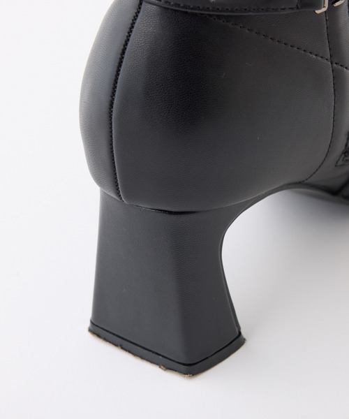 one after another NICE CLAUP（ワンアフターアナザーナイスクラップ）の「ポインテッドストレッチロングブーツ（ブーツ・レディース・ブラック/ベージュ・S/M/L）」の5枚目の写真