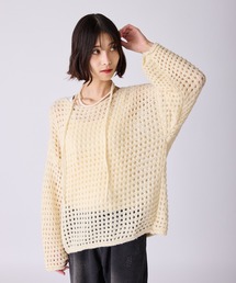 Lace Knit Ensemble / 透かし編みニット ウール アンサンブル