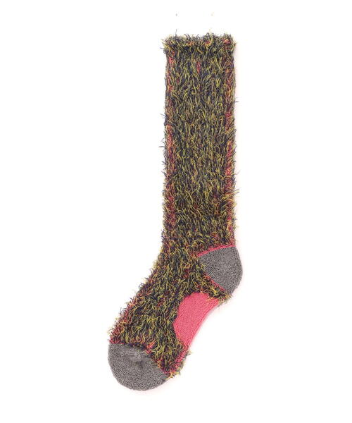 LEH(レー)の「Leh/レー/Monster Sox Long Vacation(ソックス/靴下・メンズ・グレー/ブラック/パープル/オレンジ/ピンク・F)」の4枚目の写真