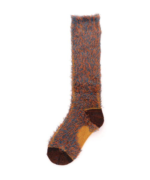 LEH(レー)の「Leh/レー/Monster Sox Long Vacation(ソックス/靴下・メンズ・グレー/ブラック/パープル/オレンジ/ピンク・F)」の5枚目の写真