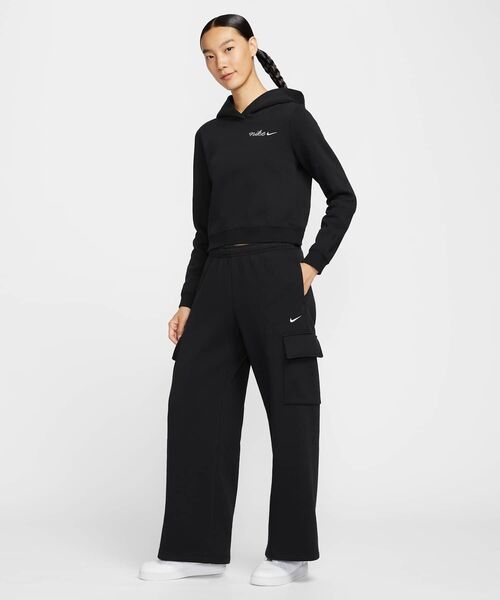 NIKE（ナイキ）の「ナイキ スポーツウェア フェニックス フリース ウィメンズ カーゴ スウェットパンツ / Nike Sportswear Phoenix Fleece Women's Cargo Sweatpants IM7489-010 Black（スウェットパンツ・レディース・ブラック・XS/S/M/L/XL）」の14枚目の写真