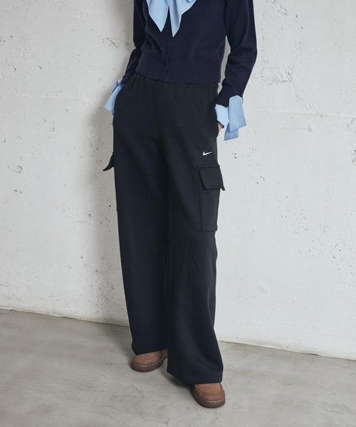 NIKE（ナイキ）の「ナイキ スポーツウェア フェニックス フリース ウィメンズ カーゴ スウェットパンツ / Nike Sportswear Phoenix Fleece Women's Cargo Sweatpants IM7489-010 Black（スウェットパンツ・レディース・ブラック・XS/S/M/L/XL）」の9枚目の写真