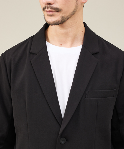 ABAHOUSE GRAY（アバハウスグレイ）の「【SMART CLOSET】ハイゲージ ポンチ ジャケット / セットアップ対応（テーラードジャケット・メンズ・ブラック/モカ/ネイビー・50/48/46/44）」の9枚目の写真