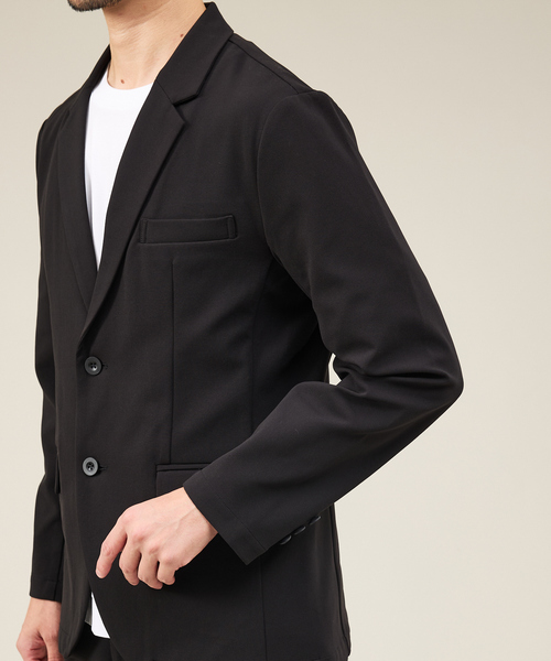 ABAHOUSE GRAY（アバハウスグレイ）の「【SMART CLOSET】ハイゲージ ポンチ ジャケット / セットアップ対応（テーラードジャケット・メンズ・ブラック/モカ/ネイビー・50/48/46/44）」の10枚目の写真