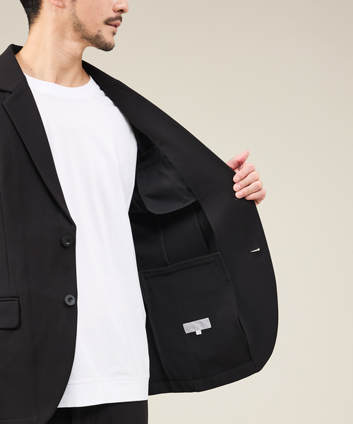 ABAHOUSE GRAY（アバハウスグレイ）の「【SMART CLOSET】ハイゲージ ポンチ ジャケット / セットアップ対応（テーラードジャケット・メンズ・ブラック/モカ/ネイビー・50/48/46/44）」の14枚目の写真