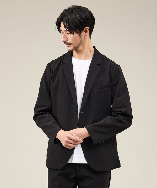 ABAHOUSE GRAY（アバハウスグレイ）の「【SMART CLOSET】ハイゲージ ポンチ ジャケット / セットアップ対応（テーラードジャケット・メンズ・ブラック/モカ/ネイビー・50/48/46/44）」の17枚目の写真