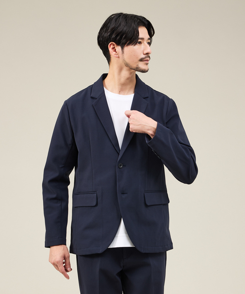 ABAHOUSE GRAY（アバハウスグレイ）の「【SMART CLOSET】ハイゲージ ポンチ ジャケット / セットアップ対応（テーラードジャケット・メンズ・ブラック/モカ/ネイビー・50/48/46/44）」の21枚目の写真