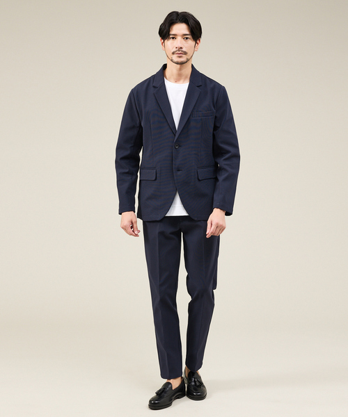 ABAHOUSE GRAY（アバハウスグレイ）の「【SMART CLOSET】ハイゲージ ポンチ ジャケット / セットアップ対応（テーラードジャケット・メンズ・ブラック/モカ/ネイビー・50/48/46/44）」の22枚目の写真