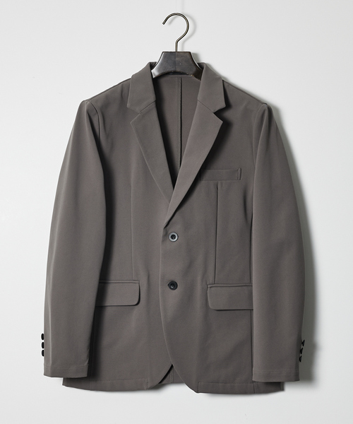 ABAHOUSE GRAY（アバハウスグレイ）の「【SMART CLOSET】ハイゲージ ポンチ ジャケット / セットアップ対応（テーラードジャケット・メンズ・ブラック/モカ/ネイビー・50/48/46/44）」の5枚目の写真