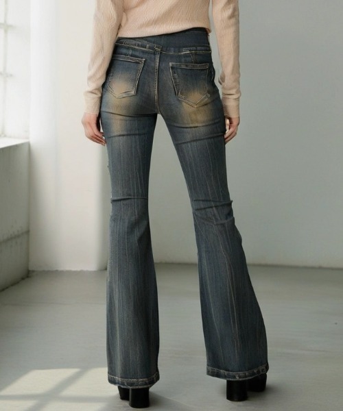 A'GEM/9 × .kom 『.KOM/ドットケーオーエム』 Y2K Washed Double Belt