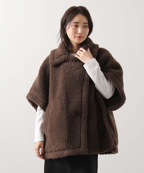 セール】テディボアポンチョ（その他アウター）｜Gready Brilliant（グ