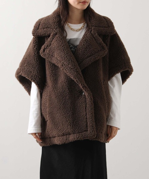 セール】テディボアポンチョ（その他アウター）｜Gready Brilliant（グ