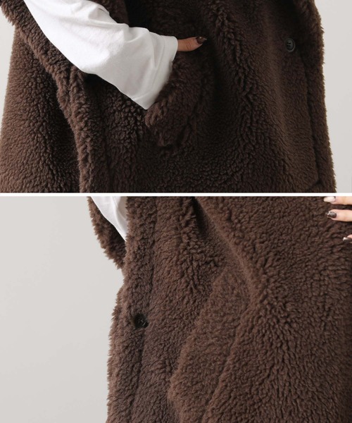 Gready Brilliant（グレディブリリアン）の「テディボアポンチョ（その他アウター・レディース・ブラウン・FREE）」の16枚目の写真