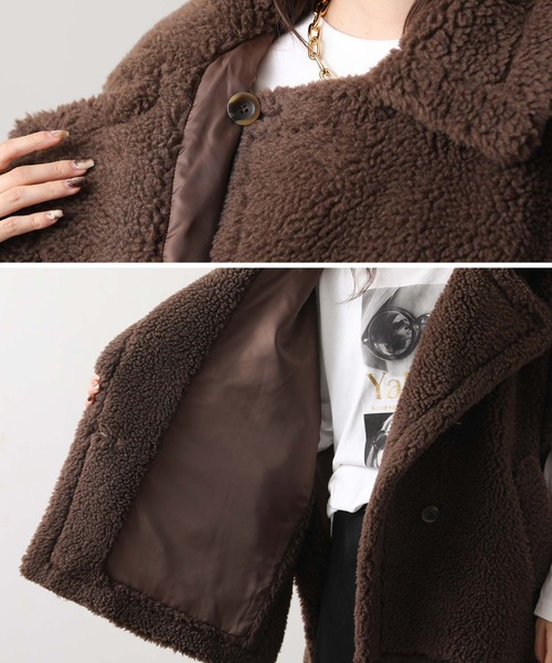 Gready Brilliant（グレディブリリアン）の「テディボアポンチョ（その他アウター・レディース・ブラウン・FREE）」の17枚目の写真