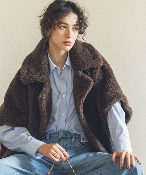 セール】テディボアポンチョ（その他アウター）｜Gready Brilliant（グ