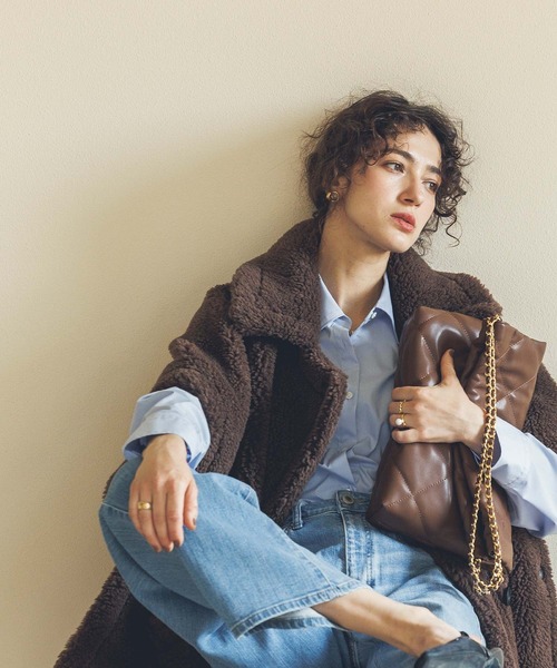 Gready Brilliant（グレディブリリアン）の「テディボアポンチョ（その他アウター・レディース・ブラウン・FREE）」の4枚目の写真