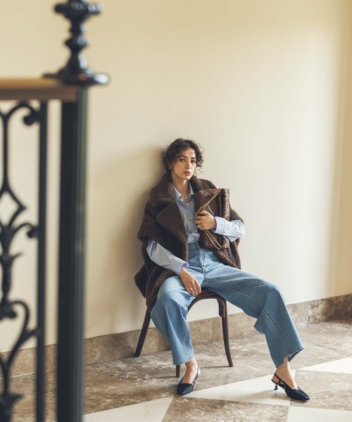 Gready Brilliant（グレディブリリアン）の「テディボアポンチョ（その他アウター・レディース・ブラウン・FREE）」の11枚目の写真