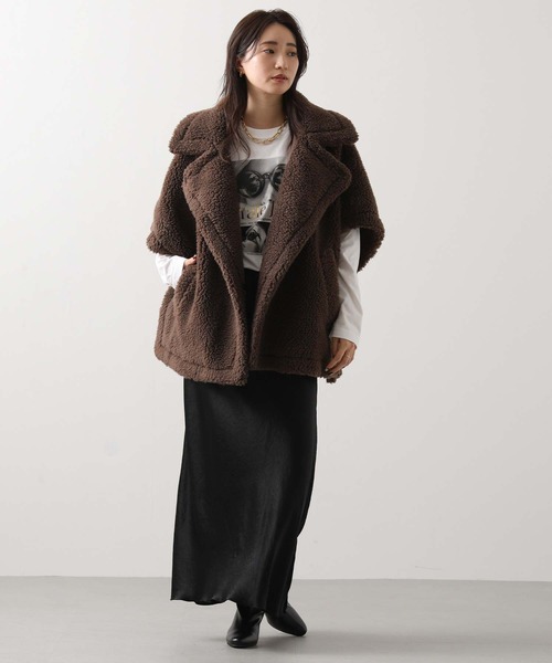 セール】テディボアポンチョ（その他アウター）｜Gready Brilliant（グ