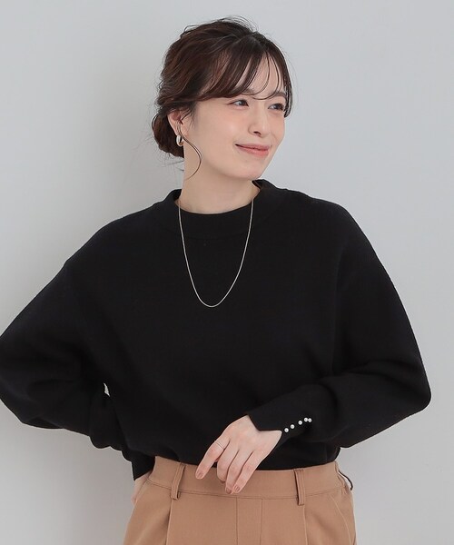 セットアップ可/S-LL】インせず着られる 洗えるもちもち裾ラウンド