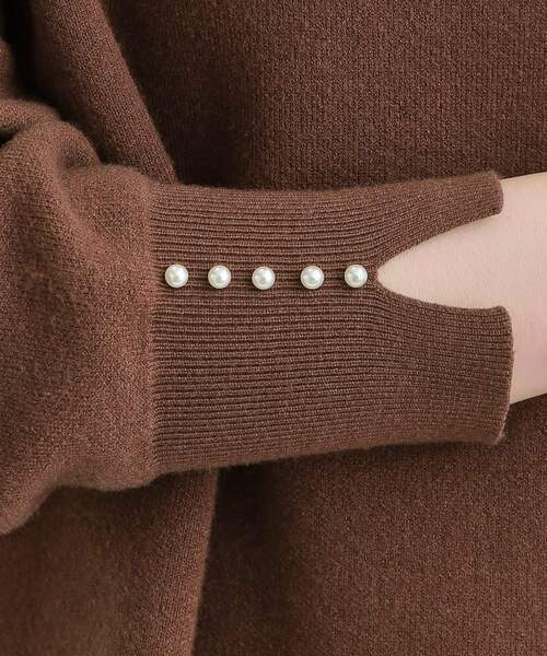 stone archive コットンニット　ブルー URBAN RESEARCH DOORS（アーバンリサーチドアーズ）の「コットン畦V