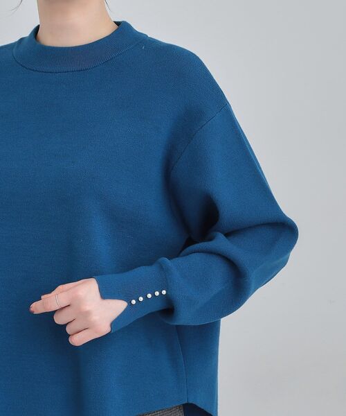 ザヴァージンズ　ニット セットアップ可/S-LL】インせず着られる 洗えるもちもち裾ラウンド