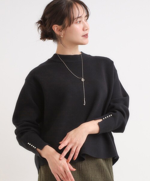 セットアップ可/S-LL】インせず着られる 洗えるもちもち裾ラウンド