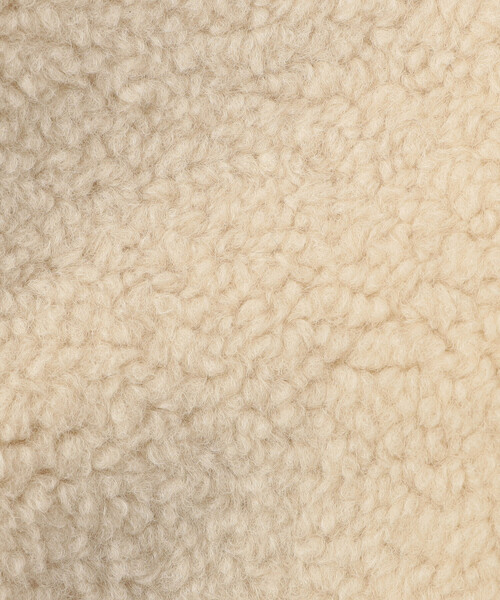 COMME CA ISM（コムサイズム）の「【雑誌掲載商品】ボアフリース ショート ブルゾン(ベビーサイズ)（ブルゾン・キッズ・アイボリー/ネイビー・80-90cm）」の9枚目の写真