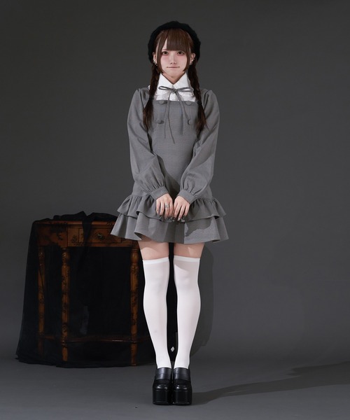 Pal elfy パルエルフィー クラシカルシャツレイヤードワンピース Pal elfy（パルエルフィー）の「クラシカルシャツレイヤード