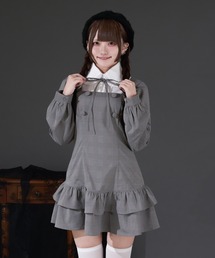 Pal elfy（パルエルフィー）の「クラシカルシャツレイヤードワンピース