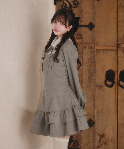 Pal elfy パルエルフィー クラシカルシャツレイヤードワンピース クラシカルシャツレイヤードワンピース（ワンピース）｜Pal elfy（パル