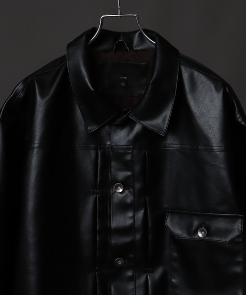 1ST型アーティフィシャルレザージャケット（ブルゾン）｜Art re A