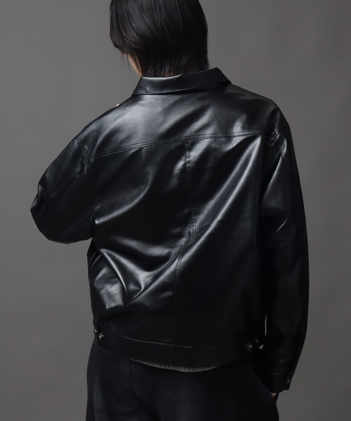 1ST型アーティフィシャルレザージャケット（ブルゾン）｜Art re A