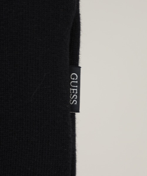 GUESS JEANS（ゲスジーンズ）の「GUESS JEANS GJ ZIP REG HOOD SLEEVELESS(VEST) ゲス フーディー スウェット ジップアップベスト（ベスト・メンズ・ブラック・L/M/S）」の10枚目の写真