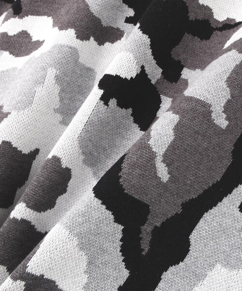 DANKE SCHON(ダンケシェーン)の「【WEB&DEPOT限定】DankeSchon/ダンケシェーン/CAMO CREWNECK KNIT(ニット/セーター・メンズ・ブラック/グレー・XL/L/M)」の12枚目の写真